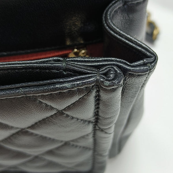 Quilted Lambskin Black