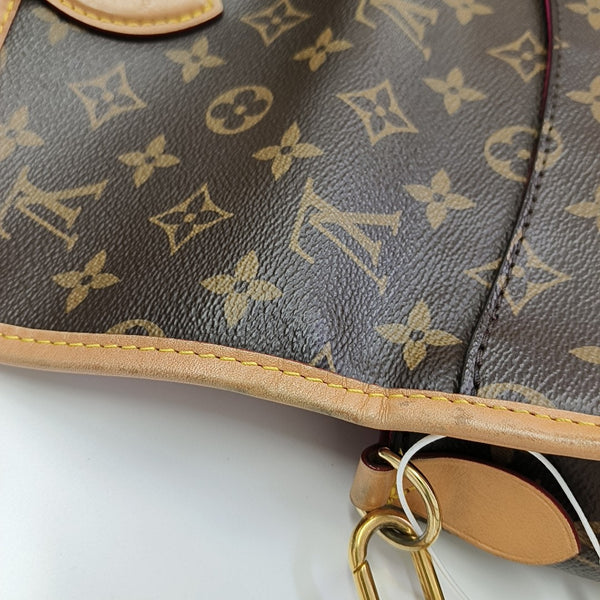 DIANE Monogram Coated Canvas Brown