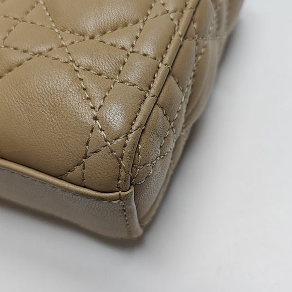 Lady D-Joy Small Cannage Lambskin Beige