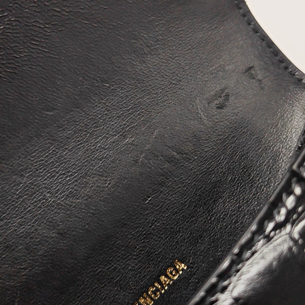 Hourglass XS Calfskin Black