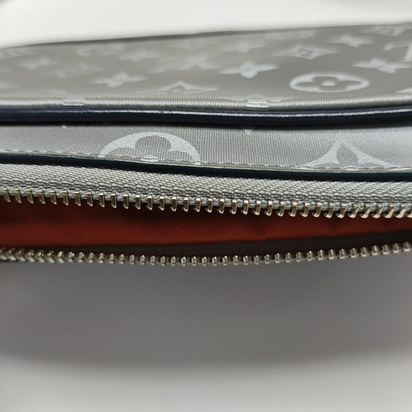 ALPHA Monogram Coated Canvas Silver