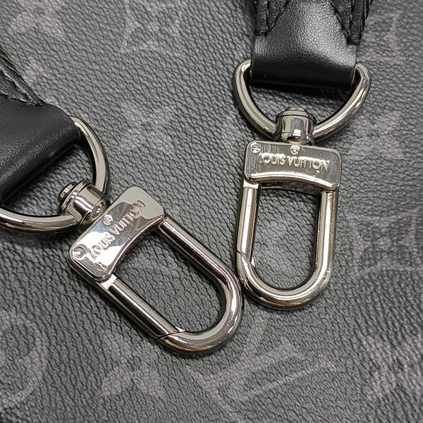 TRIO Monogram Coated Canvas Gray