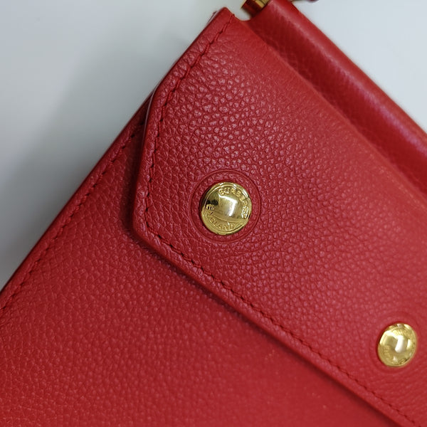 Title Mini Calfskin Red