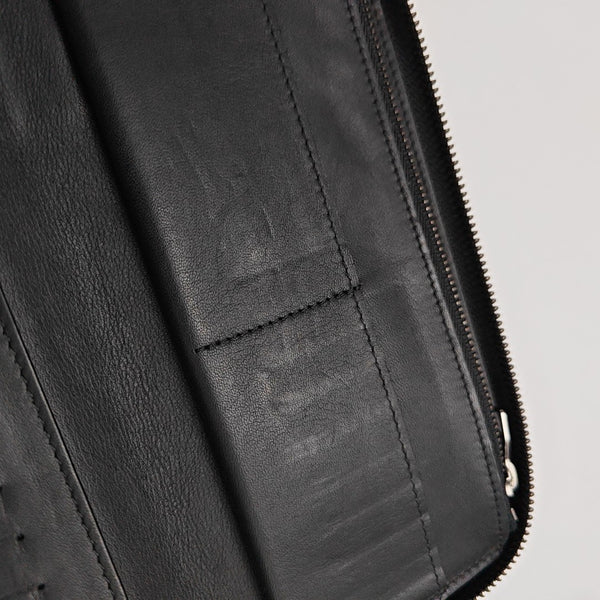 ZIPPY Damier Graphite Calfskin Black Wallet