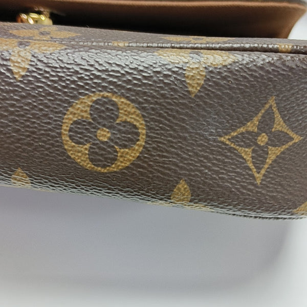 IVY Monogram Coated Canvas Brown