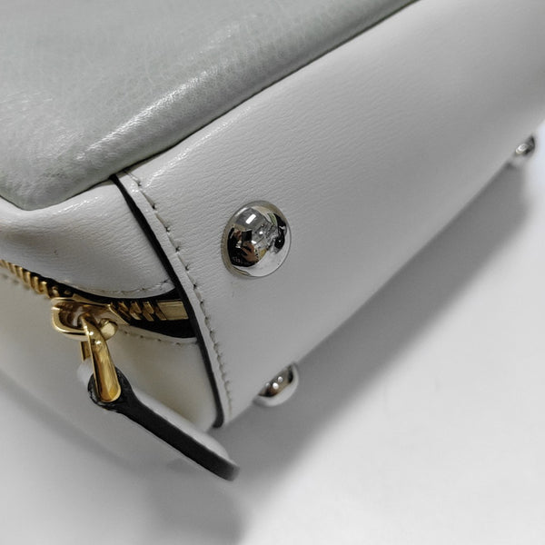 Leather Crossbody Bag Blue