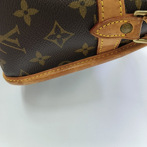 SOLOGNE PM Monogram Coated Canvas Brown