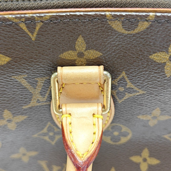 POPINCOURT Monogram Coated Canvas Brown