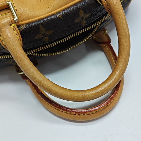 DEAUVILLE Monogram Coated Canvas Brown