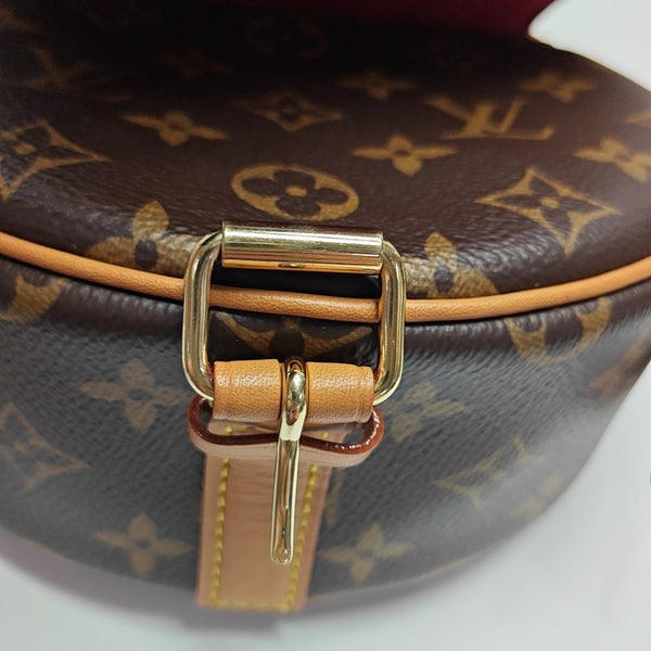 TAMBOURINE Monogram Coated Canvas Brown
