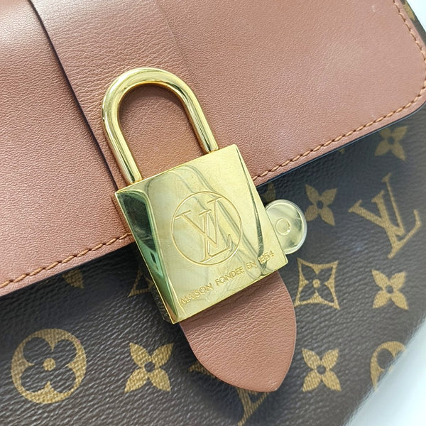 LOCKY BB Monogram Coated Canvas Brown