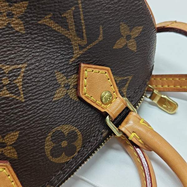 SPEEDY Nano Monogram Coated Canvas Brown