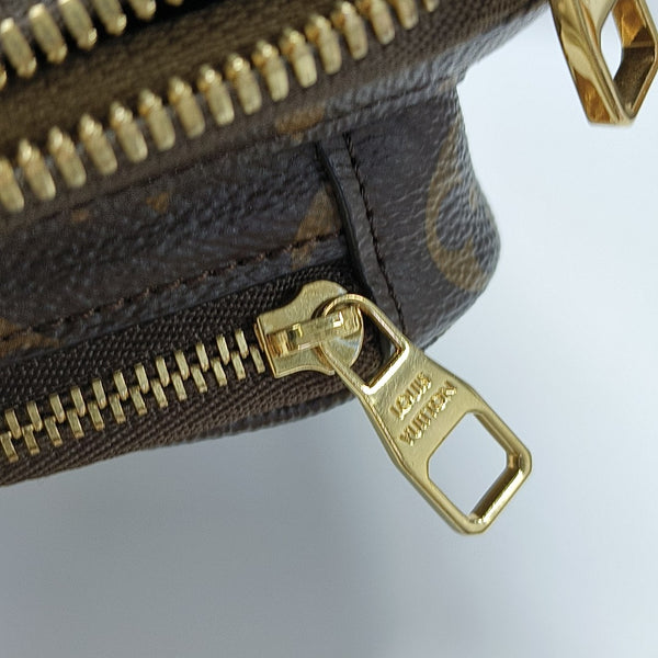 UTILITY Monogram Coated Canvas Brown