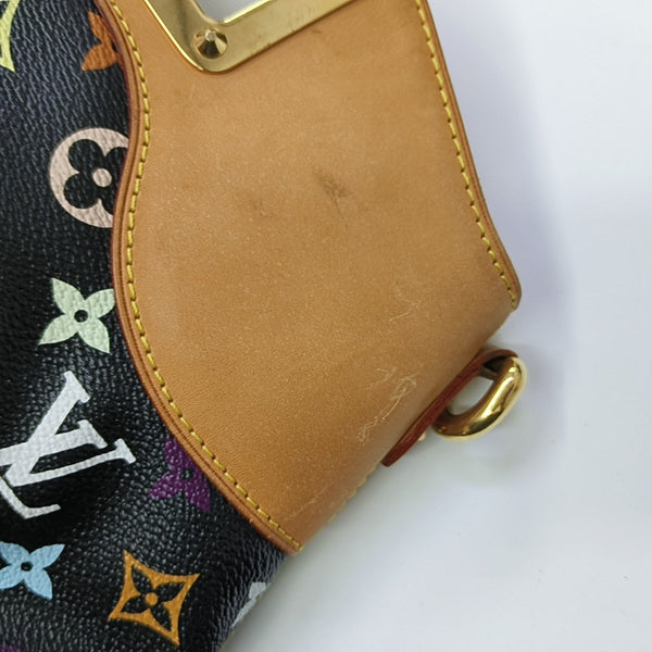 LV × TM JUDY MM Monogram Coated Canvas Black