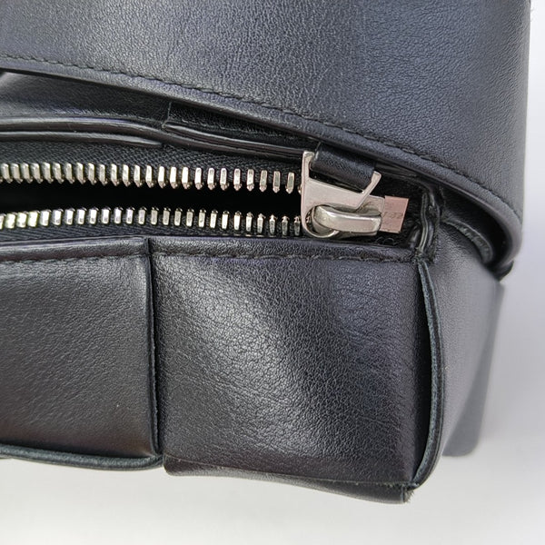 Brick Cassette Small Calfskin Black