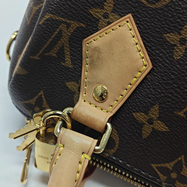 SPEEDY 20 Monogram Coated Canvas Brown