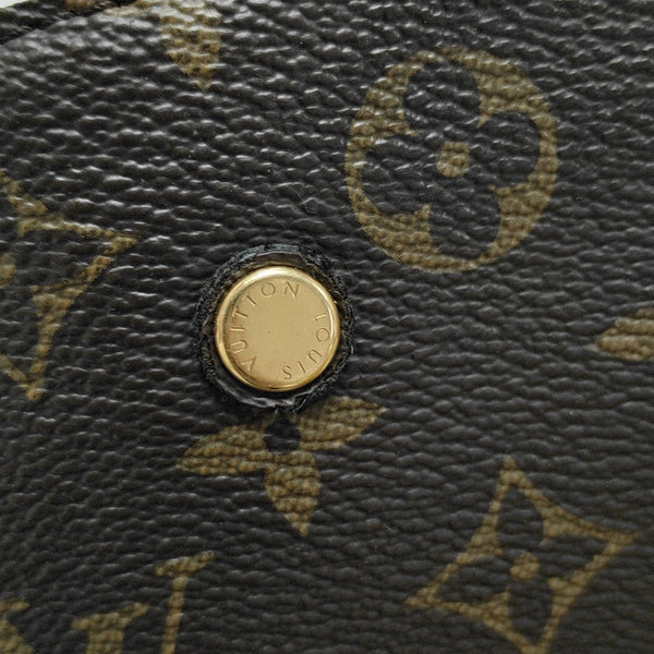 MONTAIGNE BB Monogram Coated Canvas Brown