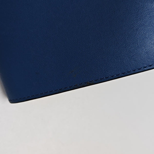 Rainbow Calfskin Blue Wallet