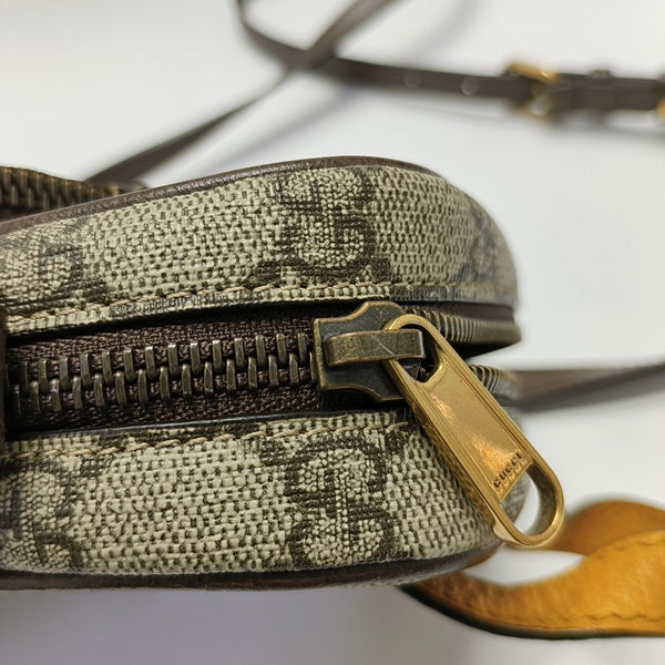 Neo Vintage Mini Monogram Coated Canvas Brown