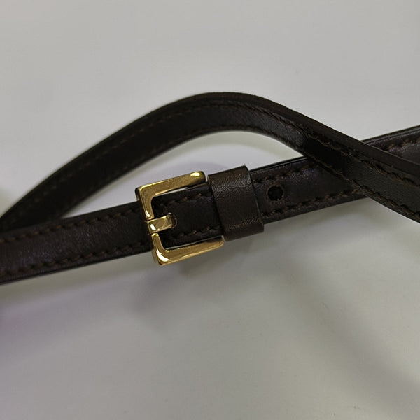 Fabric Shoulder Bag Brown