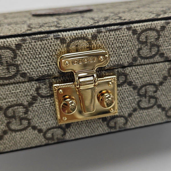 Monogram Coated Canvas Crossbody Bag Mini Beige