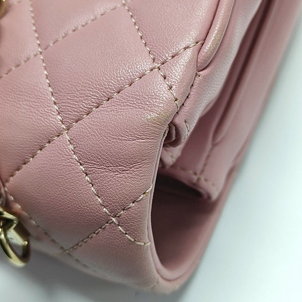Quilted Lambskin Pink