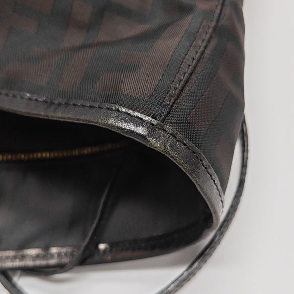 Fabric Tote Bag Brown