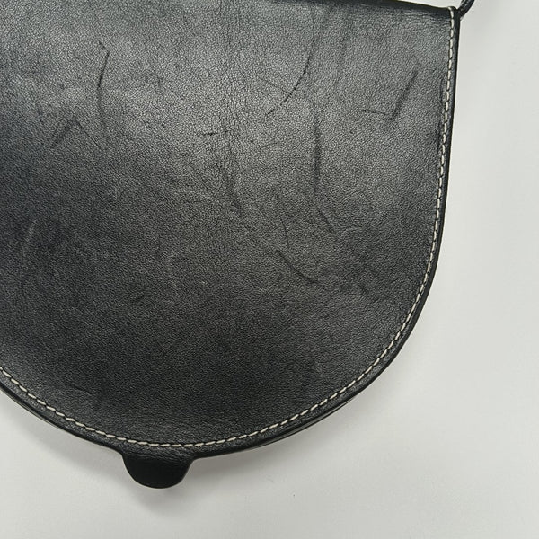 Heel Small Calfskin Black