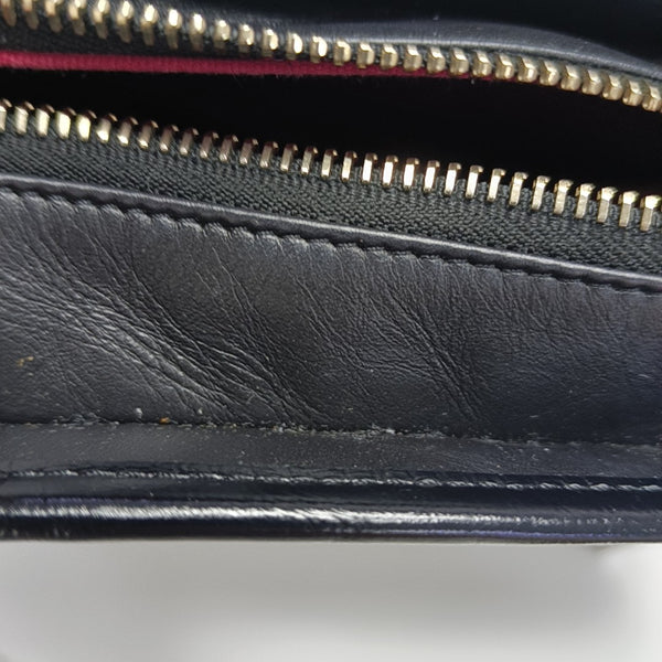 GABRIELLE Small Quilted Calfskin Black