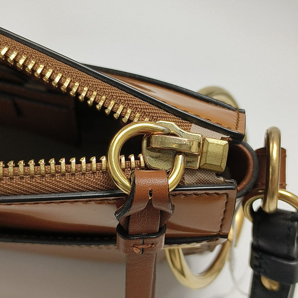 Roy Patent Leather Brown