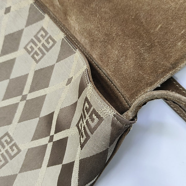 Canvas Shoulder Bag Brown