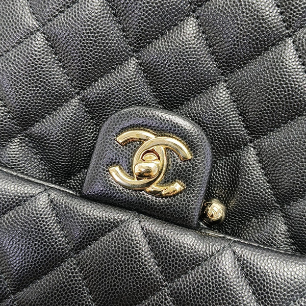 URBAN SPIRIT Quilted Grained Calfskin Black