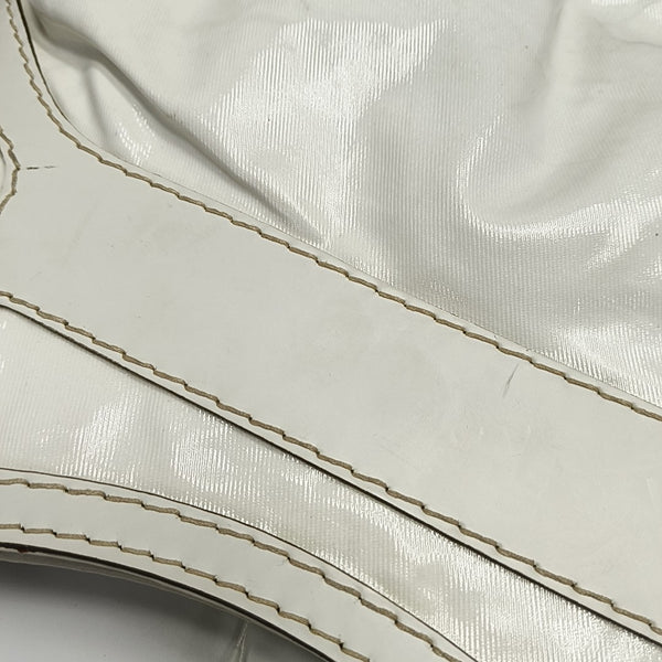 Queen Coated Canvas White