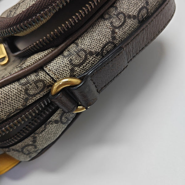 Neo Vintage Mini Monogram Coated Canvas Brown