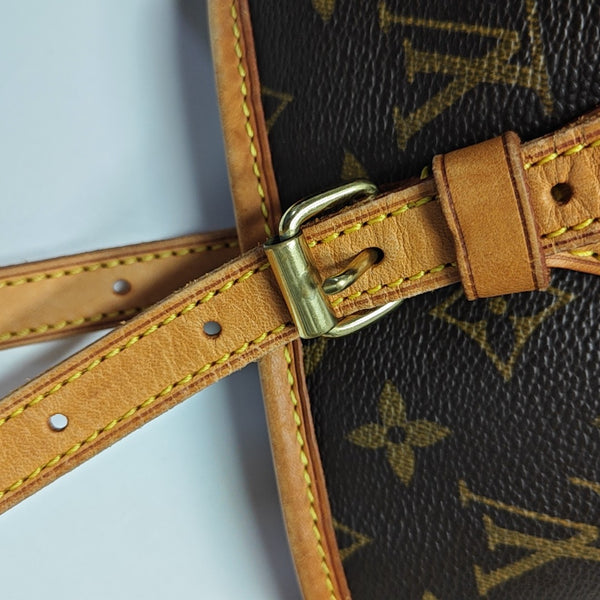 BUCKET PM Monogram Coated Canvas Brown