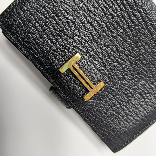 Bearn Mini Lambskin Black Card Holder