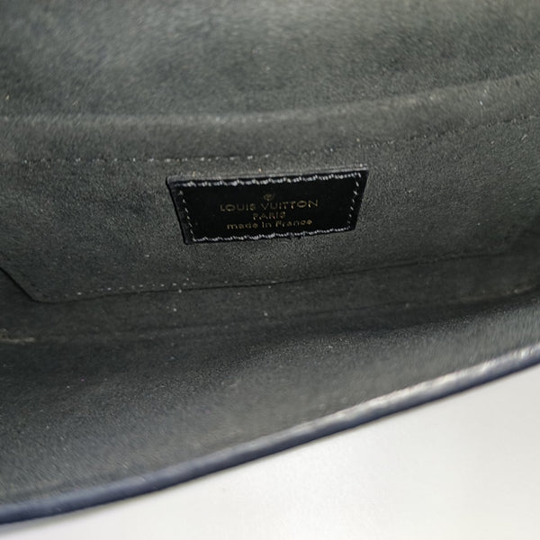 Coated Canvas Shoulder Bag Brown
