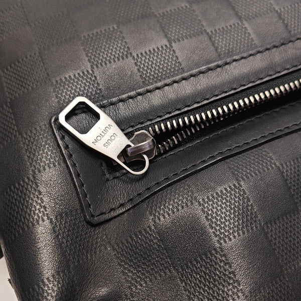 CALYPSO Damier Graphite Calfskin Black