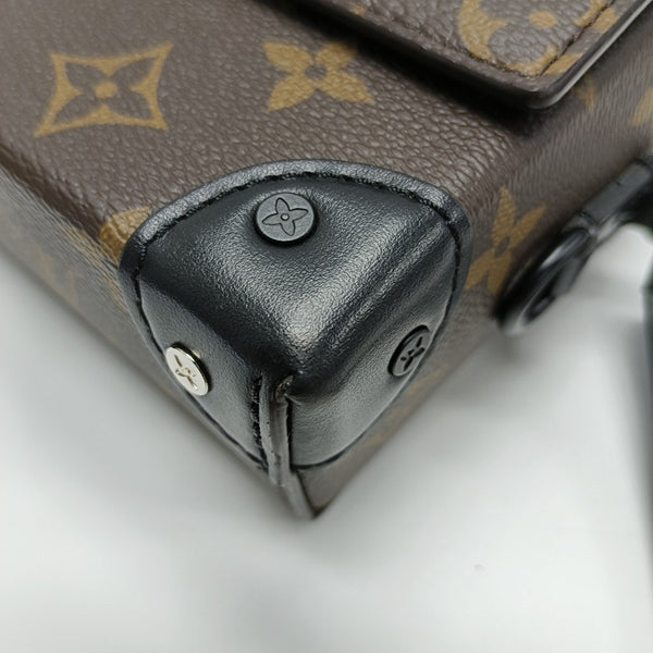 SOFT TRUNK Mini Monogram Coated Canvas Brown