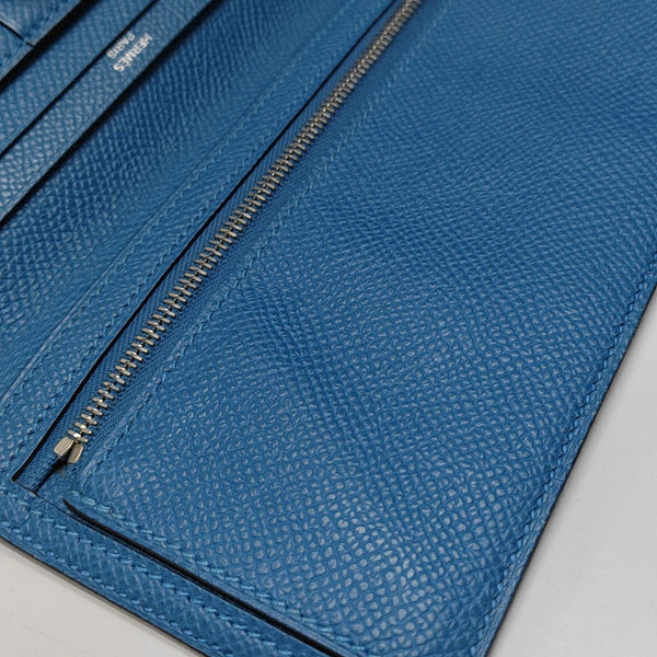 Bearn Medium Epsom Blue Wallet