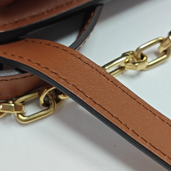 DAUPHINE MM Monogram Coated Canvas Brown