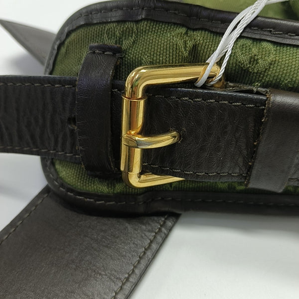 MARY KATE Monogram Canvas Green