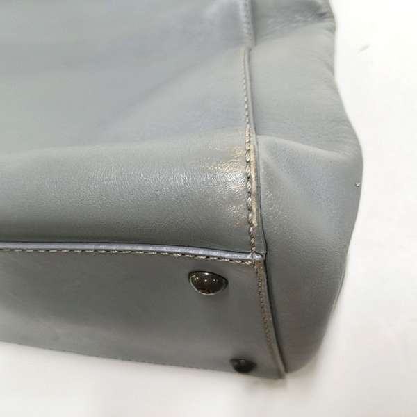 Peekaboo Large Calfskin Gray