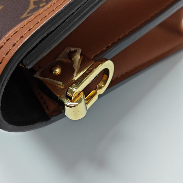 DAUPHINE Mini Coated Canvas Brown