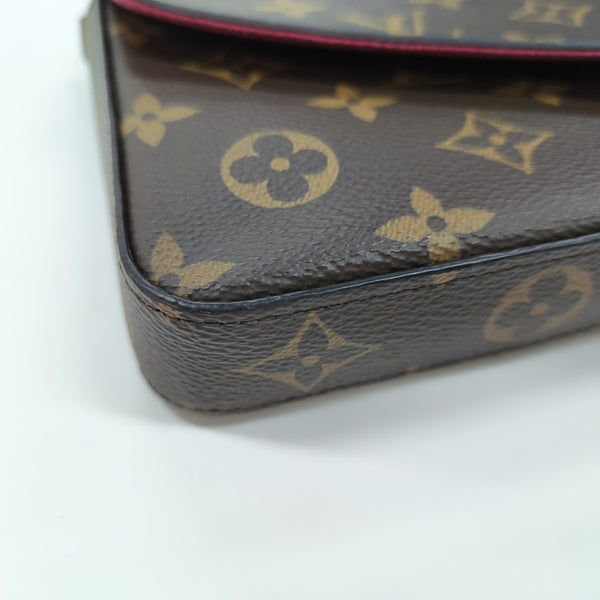 FÉLICIE Monogram Coated Canvas Brown