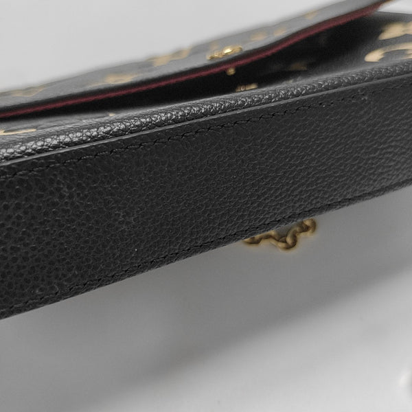 FÉLICIE Monogram Calfskin Black