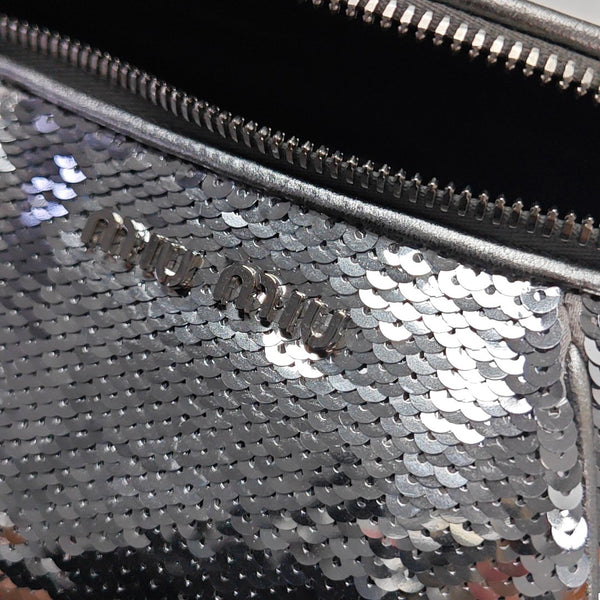 Two-Tone Waist Bag Special Material Silver