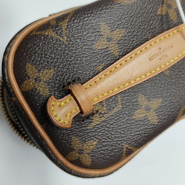 NICE Super Mini Monogram Coated Canvas Brown