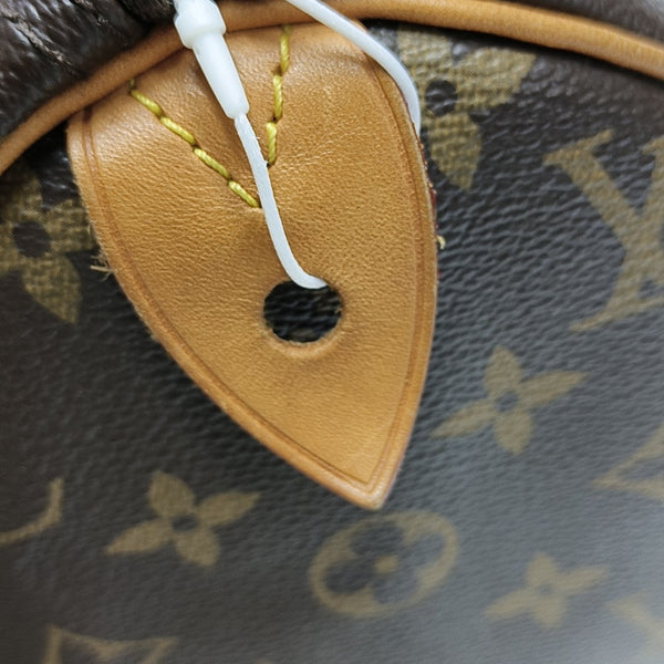 SPEEDY 30 Monogram Coated Canvas Brown
