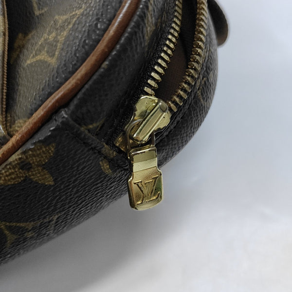 GANGE Monogram Coated Canvas Brown